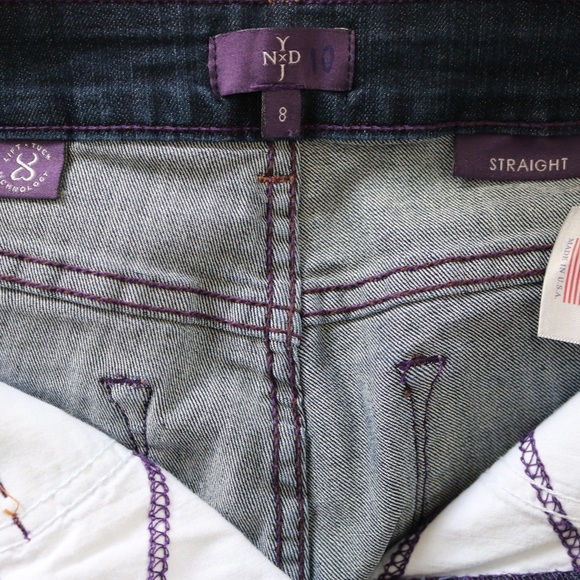 NYDJ straight jeans size 8 - Picture 5 of 6